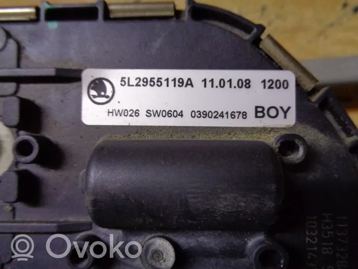 Skoda Yeti (5L) Mechanizm i silniczek wycieraczek szyby przedniej / czołowej 5L2955119A