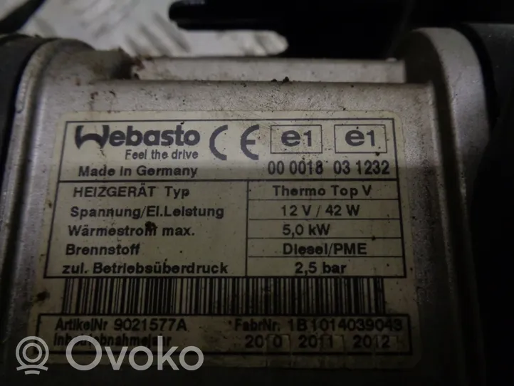 Volkswagen Caddy Webasto-lisäesilämmitin 1K0815065AQ
