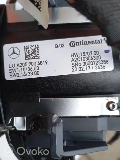 Mercedes-Benz C W205 Pääyksikkö multimedian ohjaus A2059004819