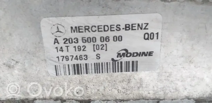 Mercedes-Benz SLK R170 Välijäähdyttimen jäähdytin A2035000600