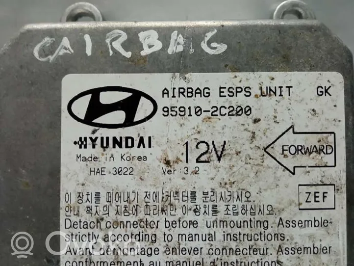 Hyundai Coupe Oro pagalvių valdymo blokas 959102C200