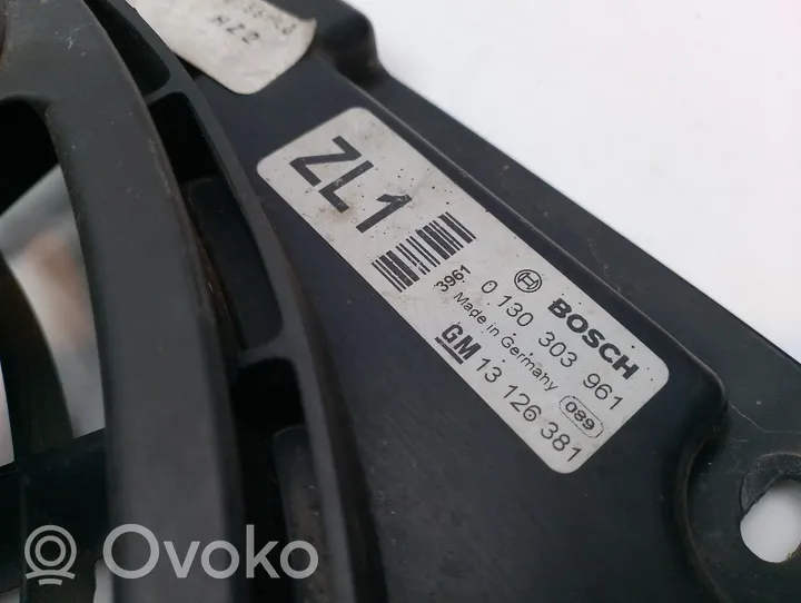 Opel Astra H Ventilatore di raffreddamento elettrico del radiatore 13126381