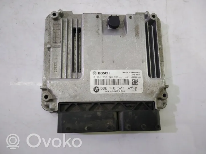 BMW 1 F20 F21 Unité de commande, module ECU de moteur DDE8577625