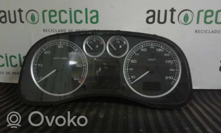 Peugeot 307 Compteur de vitesse tableau de bord 