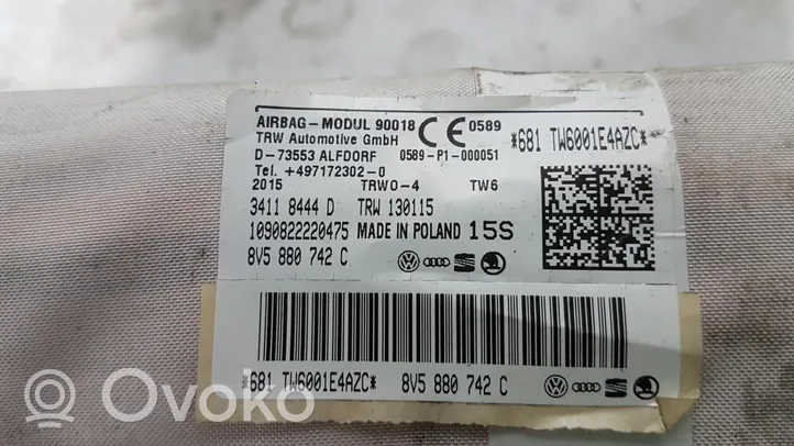 Audi A3 S3 8V Poduszka powietrzna Airbag boczna 8V5880742