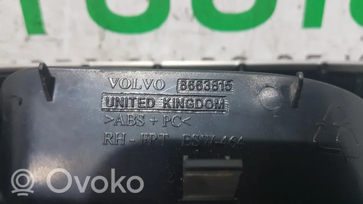 Volvo C30 Interrupteur commade lève-vitre 866385