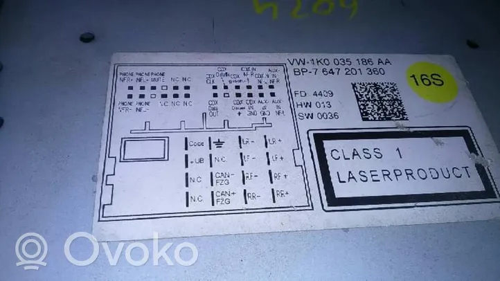 Volkswagen PASSAT Radio/CD/DVD/GPS-pääyksikkö 