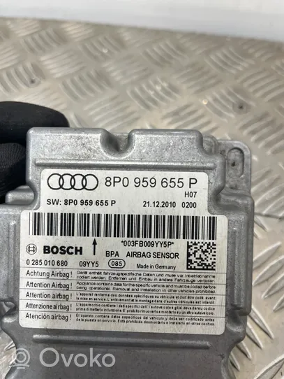 Audi A3 S3 A3 Sportback 8P Airbag control unit/module 8P0959655P