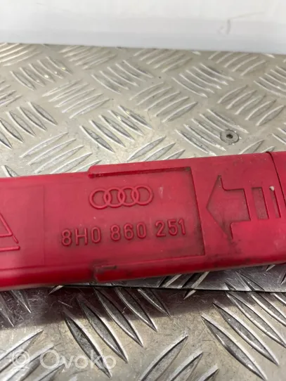 Audi A3 S3 8P Cartel de señalización de peligro 8H0860251