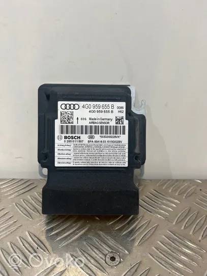 Audi A7 S7 4G Turvatyynyn ohjainlaite/moduuli 4G0959655B