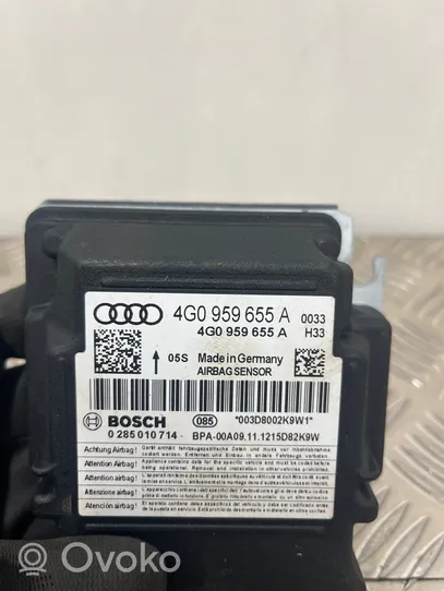 Audi A6 C7 Turvatyynyn ohjainlaite/moduuli 4G0959655A