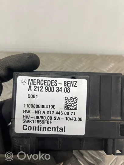 Mercedes-Benz E W212 Degalų (kuro) siurblio valdymo blokas A2129003408