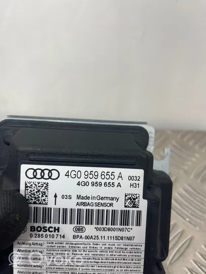 Audi A6 S6 C7 4G Turvatyynyn ohjainlaite/moduuli 4G0959655A