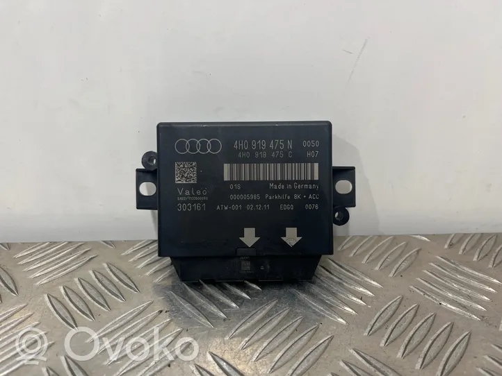 Audi A6 S6 C7 4G Parkošanas (PDC) vadības bloks 4H0919475N