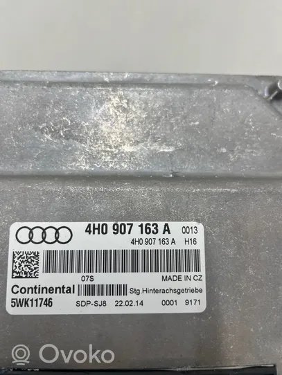 Audi A7 S7 4G Vaihdelaatikon ohjainlaite/moduuli 4H0907163A