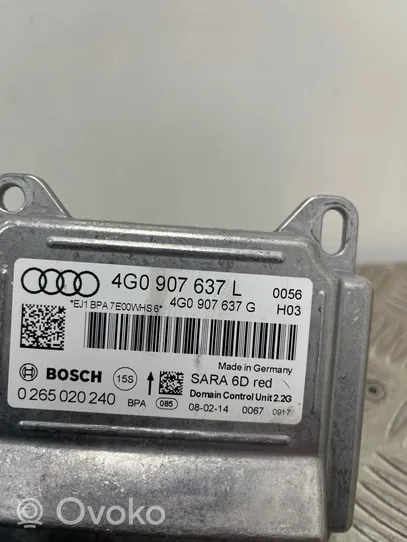 Audi A7 S7 4G Aktiivijousituksen ohjainlaite (ESP) 4G0907637L