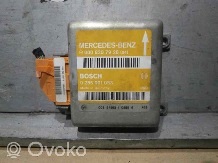 Mercedes-Benz C W202 Oro pagalvių valdymo blokas 0008207926