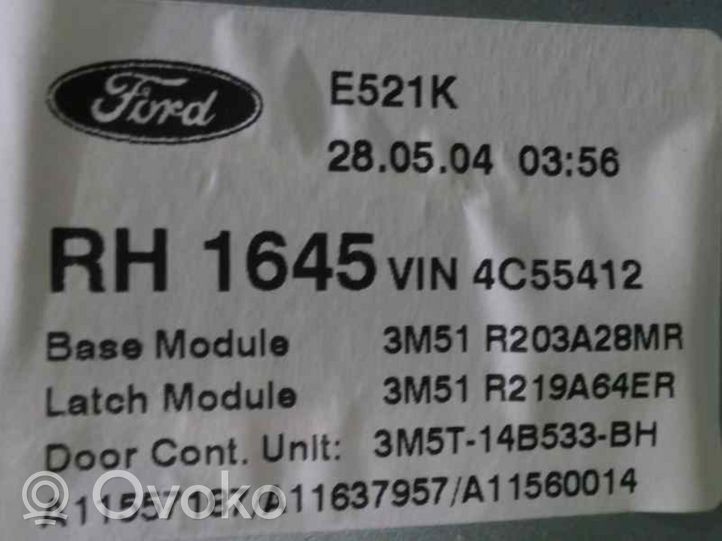 Ford C-MAX I Podnośnik szyby drzwi z silniczkiem 3M51R203A28MR