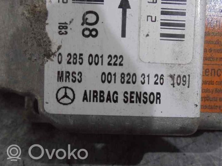 Mercedes-Benz A W168 Sterownik / Moduł Airbag 0018203126