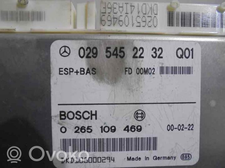 Mercedes-Benz E W210 Boîtier de commande ASC / interrupteurs 0295452232