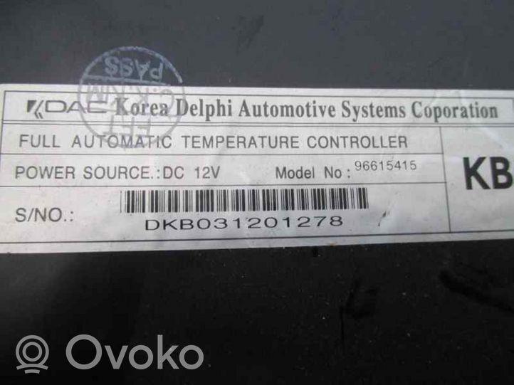 Daewoo Nubira Ilmastoinnin ohjainlaite DKB031201278