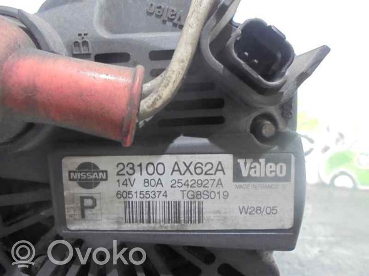 Nissan Micra Alternator 23100AXZ62A