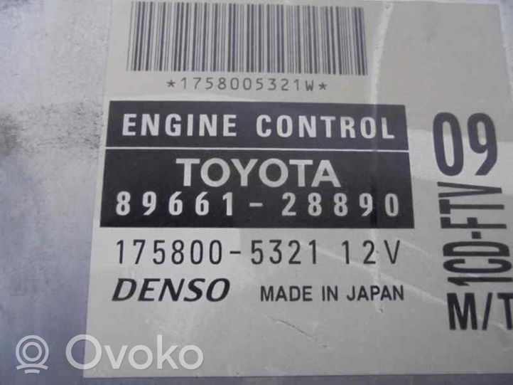 Toyota Previa (XR30, XR40) II Calculateur moteur ECU 8966128890