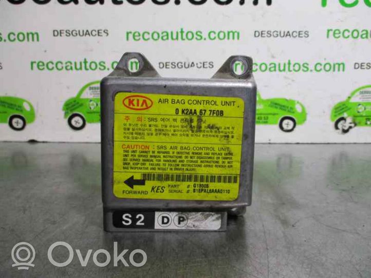 KIA Shuma Turvatyynyn ohjainlaite/moduuli 0K2AA677F0B