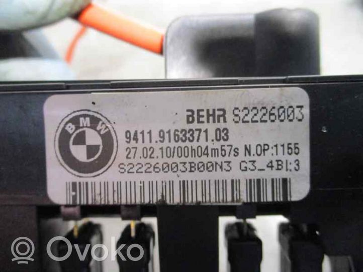 BMW 5 F10 F11 Pečiuko ventiliatoriaus reostatas (reustatas) 94119163371