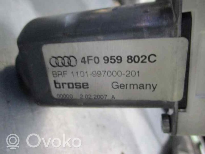 Audi A6 Allroad C6 Mécanisme lève-vitre de porte arrière avec moteur 4F0959802C