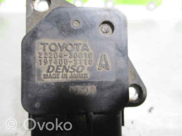 Toyota Yaris Verso Débitmètre d'air massique 2220430010