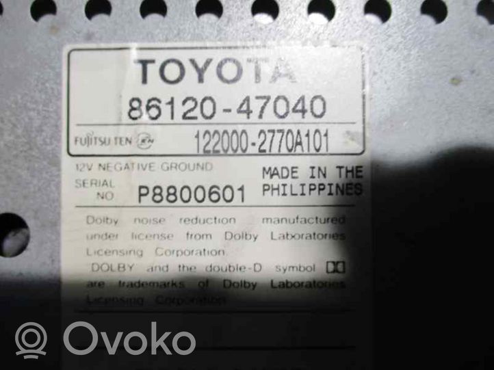 Toyota Prius (XW10) Unité de contrôle climatique 5593547040