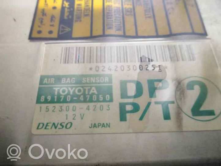 Toyota Prius (XW10) Module de contrôle airbag 8917047050