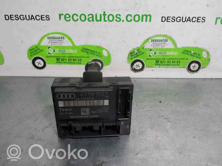 Audi A6 Allroad C6 Unité de commande / module de verrouillage centralisé porte 4F0959793E