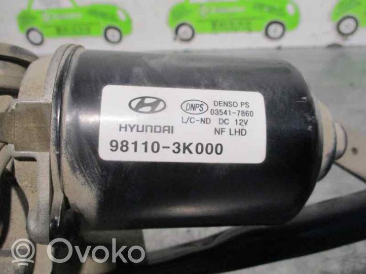 Hyundai Sonata Front wiper linkage and motor 981103K000
