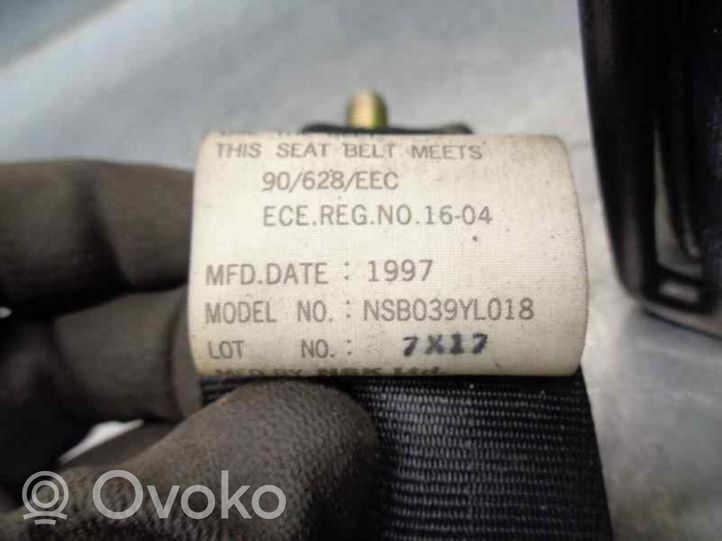 Mazda MX-3 Cintura di sicurezza posteriore NSB039YL018