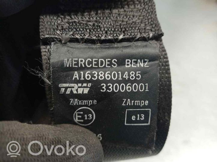 Mercedes-Benz ML W163 Etuistuimen turvavyö A1638601485