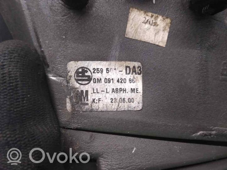 Opel Astra G Etuoven sähköinen sivupeili 259501DA3