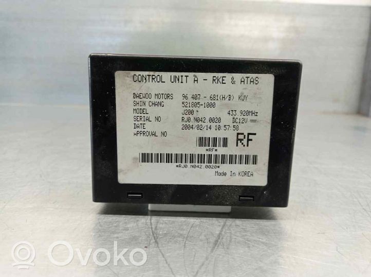 Daewoo Lacetti Other control units/modules 96407681