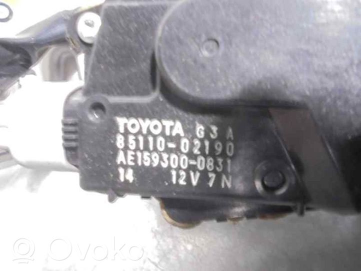 Toyota Auris E210 Tiranti e motorino del tergicristallo anteriore 