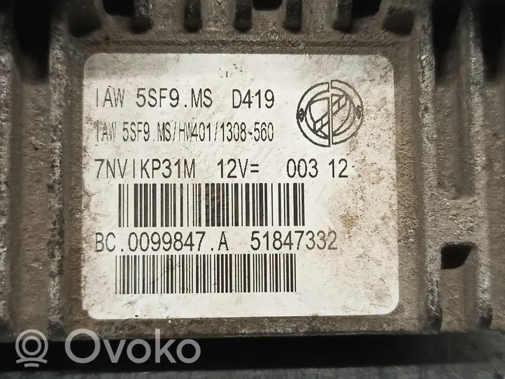 Fiat 500 Sterownik / Moduł ECU 51847332