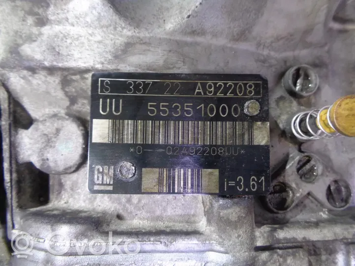 Opel Astra G Manuaalinen 5-portainen vaihdelaatikko UU55351000