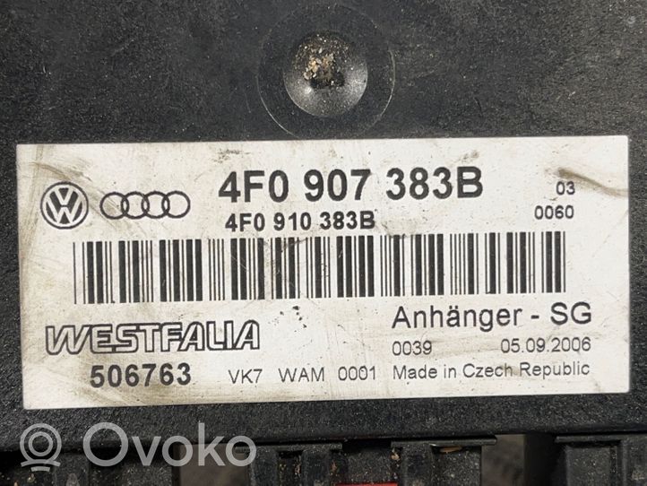 Audi A6 Allroad C6 Module de contrôle crochet de remorque 4F0907383B