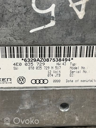 Audi A5 8T 8F Unité de contrôle MMI 8T0035729N