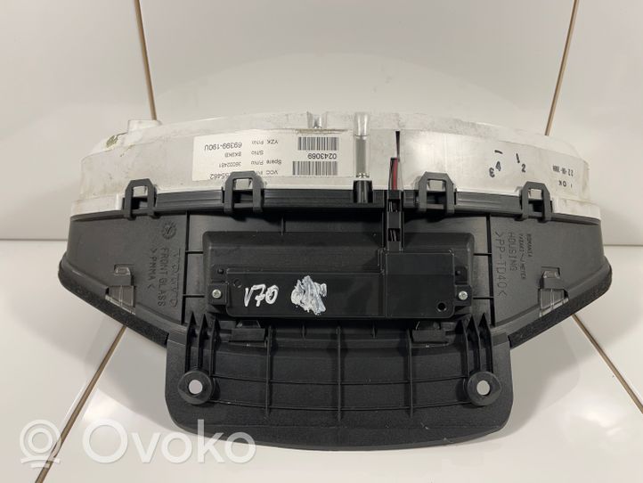 Volvo V70 Tachimetro (quadro strumenti) 31255462