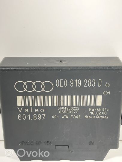 Audi A4 S4 B7 8E 8H Unité de commande, module PDC aide au stationnement 8E0919283D