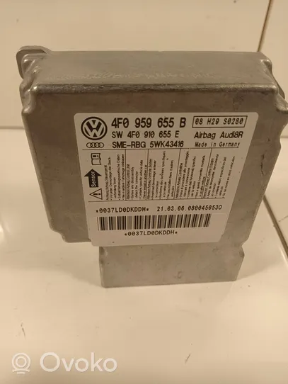 Audi A6 S6 C6 4F Gaisa spilvenu vadības bloks 4F0959655B