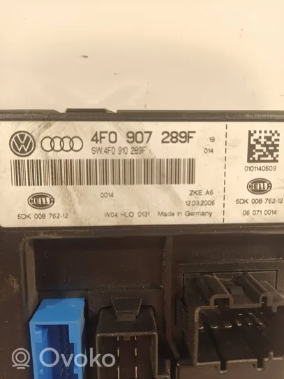 Audi A6 S6 C6 4F Modulo comfort/convenienza 4F0907289F