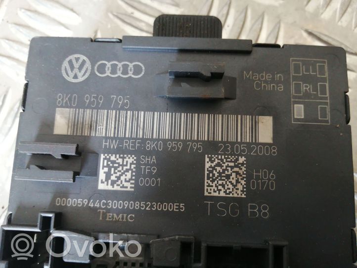 Audi A4 S4 B8 8K Unité de commande module de porte 8K0959795