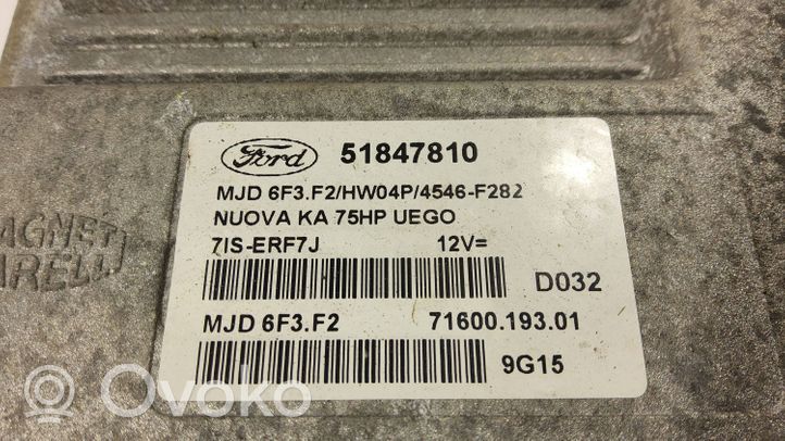 Ford Ka Centralina/modulo del motore 51847810